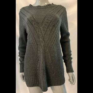 Gray and Black Sweater